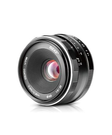 Meike 25mm F1.8 APS-C Large Aperture Wide Angle Lens Manual Focus Lens Compatible with Sony E Mount Mirrorless Cameras NEX 3 3N 5 NEX 5T NEX 5R NEX 6 7 A6400 A5000 A5100 A6000 A6100 A6300 A6500 A6600 - Buy Online on GoSupps.com