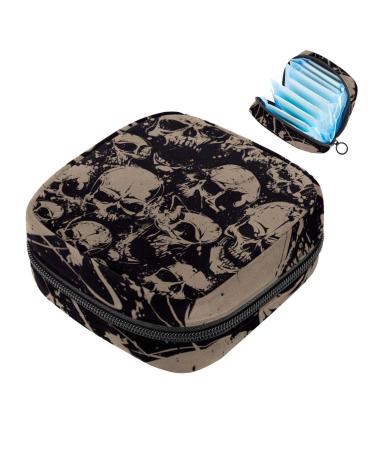 Javenproeqt portable women's binding bags menstrual cup pocket female menstrual pads bags for teenage girls tampons for the first period cool gray wolf blue multicolored 02