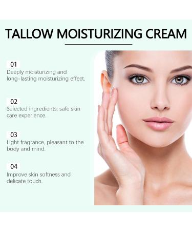 BERALLOYE Grass Fed Beef Tallow with Frankincense Oil and Castor Oil Organic Grass Fed Beef Tallow for Skin Whipped Frankincense Castor for Skin Face Body Moisturizer 2.12 OZ (1PCS) - Buy Online on GoSupps.com