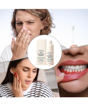 Adult Mouthwash | 237ml Natural Deep Clean Whitening | Long-Lasting Dental Rinse | Designed for Gum Prevention Ideal for Travel Daily Care - Buy Online on GoSupps.com