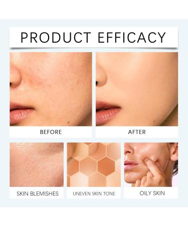 Perfecteur de teint fond de t-eint longue tenue base de niacinamide et d'acide hyaluronique unifie le teint couvre les cicatrices et les tatouages (Naturel) - Buy Online on GoSupps.com