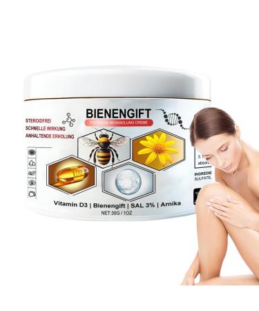 G n rique Multi-Symptom Care Cream with Bees Moisturizing Face and Body Cream Fast Absorbing Hydrates and Fights Dryness for All Skin Types