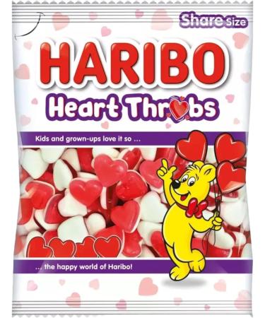 Classic Heart Throbs Star Mix Gummy Chewy Sweets 160g - 2x Packs Share Bags - Buy Online on GoSupps.com