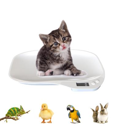 Pet Scale Digital Small Animal Weight Scale Portable LCD Electronic Weighing Scale(Max. 33 lbs) Multifunction Kitchen Scale for Food/Puppy/Hamster/Kitten/Hamster/Whelping