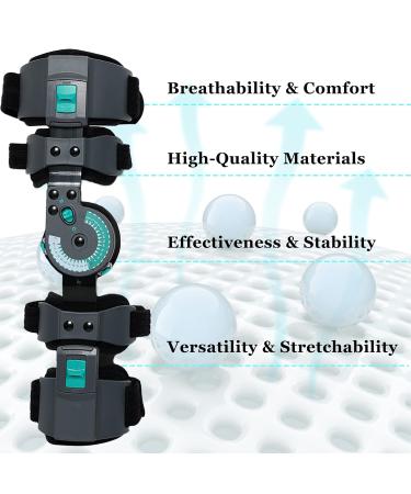 Hinged Elbow Brace - Adjustable ROM Post-Op Arm Splint with Sling Stabilizer for Injury Recovery | Pain Relief for Men & Women (Right - Buy Online on GoSupps.com