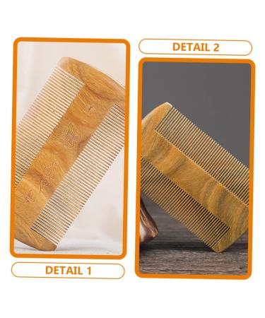 Minkissy Sandalwood Pocket Comb Set for Men - 5 Pieces Beard Mustache & Hair Care Tools - Buy Online on GoSupps.com