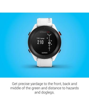 Garmin Approach S12 GPS Golf Watch - White | 42k+ Preloaded Courses | Easy-to-Use | 010-02472-02 - Buy Online on GoSupps.com