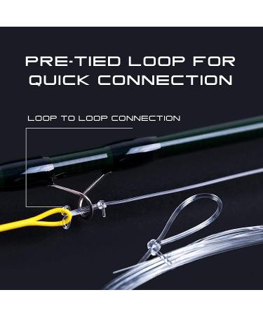 Maxcatch Fly Fishing Tapered Leader Line 6 Pack - Pre-Tied Loop - Tensile Strength - Abrasion Resistance - Low Memory, Available in Various Lengths and Sizes - Nylon Material - Clear Color - 6 pc 9ft 5X - Buy Online on GoSupps.com
