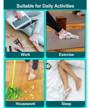 Adjustable Bunion Corrector for Men & Women | Pain Relief Splint with Silicone Pad & Anti-Slip Strap - Orthopedic Big Toe Treatment - Buy Online on GoSupps.com