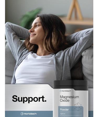 Horb ach Magnesium Oxide Powder | 400mg | 8 Ounces (227 g) | Vegetarian Non-GMO and Gluten Free Supplement - Buy Online on GoSupps.com