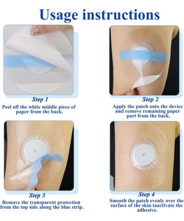 Freestyle Libre Pavement | 100 Waterproof Transparent Plasters for Libre 1 2 & 3 Sensors - Skin-Friendly Sports Solution - Buy Online on GoSupps.com