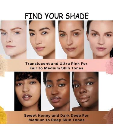  Ziennhu Oil Control Powder Allaura Beauty Setting Powder Oily Skin Loose Setting Powder Blurred Powder Oil Absorbing Powder 15g for Skin Tones - Buy Online on GoSupps.com