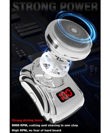 Zao Mini Electric Shaver for Men 2024 | Portable Travel Razor | Washable Mini Shaver (Black - Buy Online on GoSupps.com