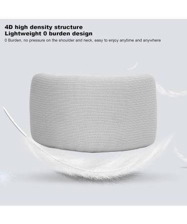 Ouken Neck Support Cushion - Adjustable Soft Neck Pillow for Comfortable Home Use - Gray Nylon & Elastic Sponge Design - Buy Online on GoSupps.com