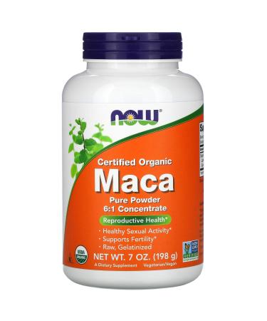 Now Foods Certified Organic Maca Pure Powder 7 oz (198 g)