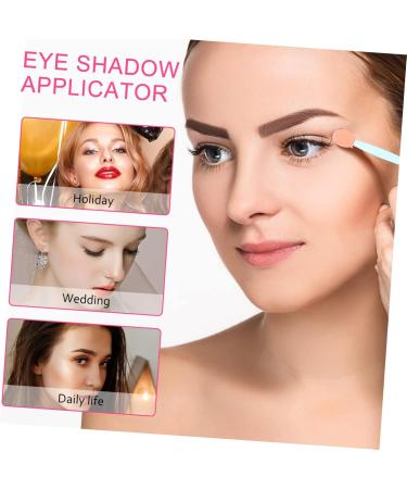 BELLIFFY 100pcs Double Ended Eyeshadow Brush Double-sides Eye Brush Makeup Brush Sponge Brush Makeup Tool Eyeshadow Stick Dual-side Cosmetic Applicator Cosmetic Tool 6.5x1.3cm Blue - Buy Online on GoSupps.com