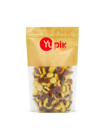 Yupik Gummy Creme Brulee 1 kg Gluten-Free Soft & Chewy Gummies Creamy Flavor Dessert-Like Treats Sweet Candy Delicious Snack Ideal for Gifting & Holidays 1 kg (Pack of 1)