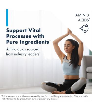 Metabolic Maintenance Glycine - Liver Support Supplement - Glycine Supplements for Brain Support Detox and Joint Health - Pure 500mg Amino Acid Supplement (240 Capsules) - Buy Online on GoSupps.com