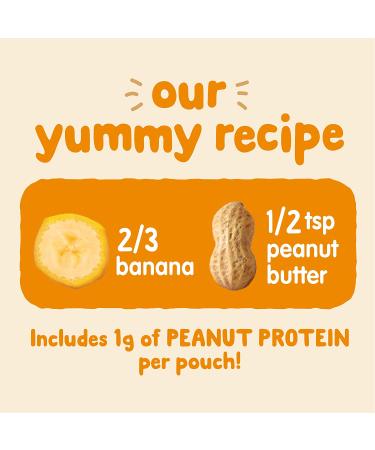 Happy Family Organics Baby Nutty Blends - Organic Banana & Peanut Butter 6+ Months, 3 oz - Buy Online on GoSupps.com