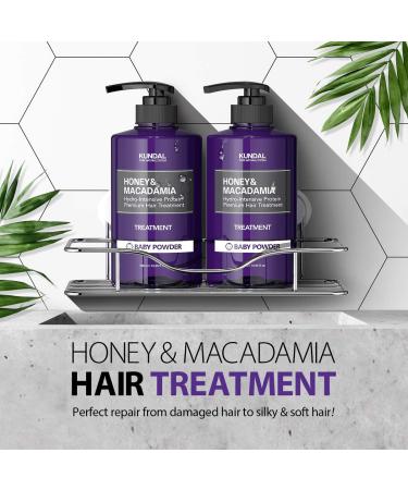 Kundal Honey & Macadamia Treatment - White Musk 500ml | Nourishing Hair Care - Buy Online on GoSupps.com