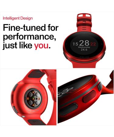 Polar Vantage V2 GPS Smartwatch - Red | Medium-Large | Premium Multisport - Buy Online on GoSupps.com