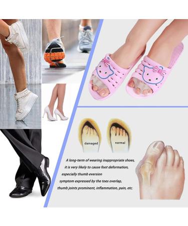 Eufance Gel Toe Separator for Hallux Valgus Correction | Pain Relief for Yoga & Sports | 2 Pairs (4 Pieces) - Perfect Nail Pedicure Manicure Tool - Buy Online on GoSupps.com