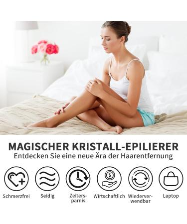 Painless Hair Remover | Crystal Hair Remover for Women & Men | Reusable Nano Technology | Battery-Free & Electric-Free Solution - Buy Online on GoSupps.com