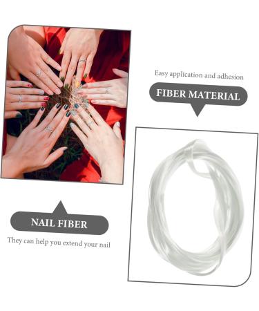 FRCOLOR 1 Silk Fiber Glassine Manicure Fiber Nail Extension Fiber Nail Length Tips False Nail Fiber Fiberglass Nail Silk Nail Salon Supplies Manicure Extension Fiber Square Uni Size 1 As Shown - Buy Online on GoSupps.com