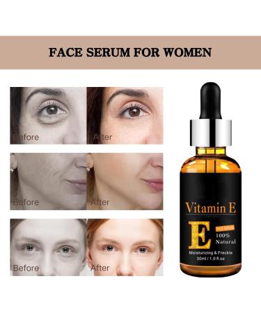 Trendyfave Vitamin E Serum Vitamin E Anti Wrinkle Serum To Even Skin Tone Skin Care Essence For Reduce Lines Dark Spot Remover For Face Hydrating Serum Vitamin E Eye Serum 30ml - Buy Online on GoSupps.com
