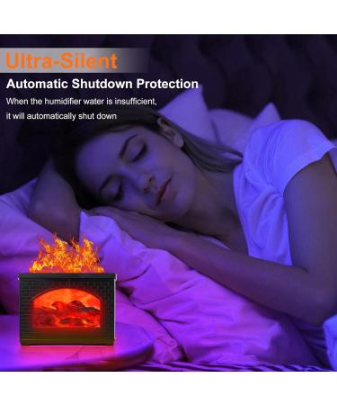 Comius 270ml Aroma Diffuser with Flames Effect Light - BPA-Free Waterless Auto Shut-Off for Bedroom Office Spa & Yoga - Perfect Essential Oil Diffuser - Buy Online on GoSupps.com