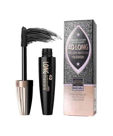 Mascara Black Volume and Length Voluminous Mascara - Waterproof Mascara Makeup Volumizing Lengthening Defining Curling Multiplying Buildable Formula No Smudging Rowces
