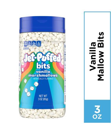 Kraft Jet-Puffed Vanilla Mallow Bits Marshmallows 3oz (Pack of 2) with By The Cup Portion Control Scoop - Buy Online on GoSupps.com