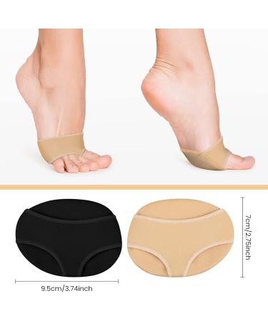Buy Forefoot Cushions | Pain Relief Insoles for Men - Black & Light Brown Perfect for Dancing & Sports - Buy Online on GoSupps.com