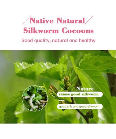 60pcs Soies Naturelles Cocoons Soins Du Visage Pour Le Visage - Buy Online on GoSupps.com