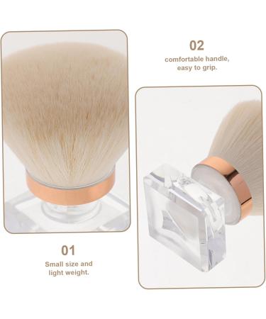 VINTORKY face Mushroom head Miss blush brush Makeup Tools plastic powder brush artificial fiber paint Foundation Brush manicure white highlighter makeup brush round head makeup powder - Buy Online on GoSupps.com
