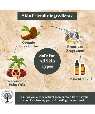 Wavertree & London Trio Gift Box - 3 Natural Soap Bars (7oz) - Japanese Plum French Pear Sicilian Orange - Moisturizing Triple Milled Soap for All Skin Types - Buy Online on GoSupps.com