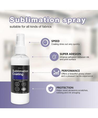 NDLT Sublimation Coating Spray - Brighter & Vibrant Colors for Cotton Shirts and Various Fabrics - 3.38FL.OZ - Buy Online on GoSupps.com