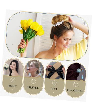 Mikinona Bangs Comb Bride Hair Accessories Wedding Bridal Hair Combs for Wedding Pearl Headpiece Floral Hair Accessories Wedding Hair Comb Hair Flower Accessories Bride Headdress Rhinestone - Buy Online on GoSupps.com