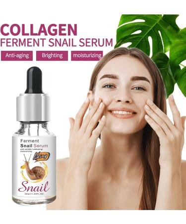 Snail Collagen Serum Snail Mucin Repair Serums Hyaluronic Acid Snail Secretion Filtrate Face Serum Natural Pure Snail Anti Aging Serum For Face Skincare Serum Cruelty Free35ml - Buy Online on GoSupps.com
