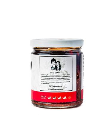 ZINDREW Chili Crunchy Garlic Chili Oil X BATCH 8.12oz - Premium Spicy Umami Gourmet Sauce - Buy Online on GoSupps.com