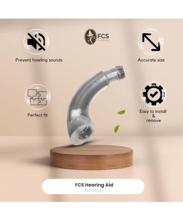 FCS Hearing Devices Ear Hook for Phonak Sky V 90 UP BTE - Durable Anti-Howling Replacement Accessories | Easy Install | International Shipping - Buy Online on GoSupps.com