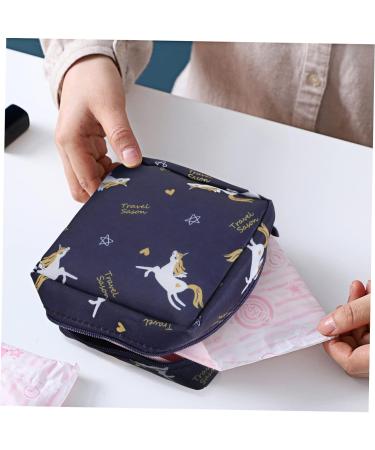 Lurrose Period Pad Bags - 4pc Napkin Storage & Jewelry Pouch for Women - Canvas Purse First Period Kit for Girls - Tampon Pouch & Period Kit Bag - Buy Online on GoSupps.com