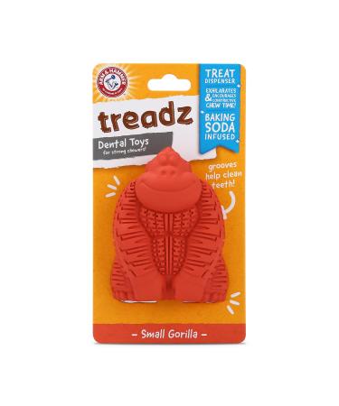 Arm & Hammer Treadz Dental Toys for Strong Chewers Small Gorilla 1 Toy