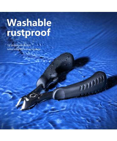 Professional Toenail Clippers for Thick Nails - Podiatrist Approved | Wanmat Black - Buy Online on GoSupps.com