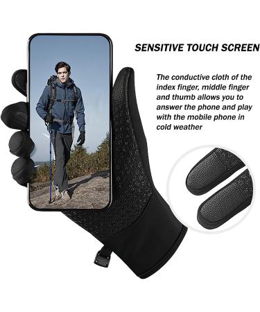 CURELIX Winter Gloves - Touch Screen Thermal Gloves for Men and Women - Cold Weather Gloves for Running, Cycling, and Driving - Black, Small - Buy Online on GoSupps.com
