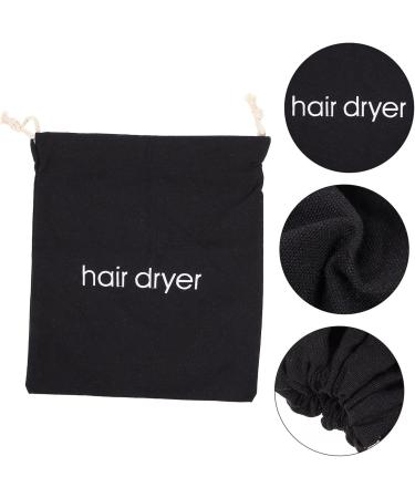 PAMINGONO Hair Dryer Storage Bag Drawstring Bag Hotel Hair Dryer Bag Hair Dryer Travel Bag Hair Dryer Supplies Guest Room Supplies Hair Dryer Drawstring Pouch Hair Dryer Organizer 33.00X30.00X0.50CM Black - Buy Online on GoSupps.com