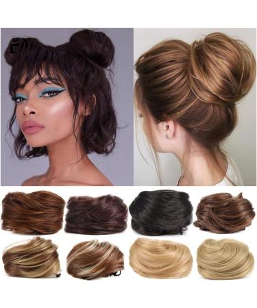 Hair Bun Synthetic Claw Clip Bun Cat Ears Hair Donut Bun Claw Clip Messy Hair Bun Mini Hair Extensions Women Hair Accessories Hair Extension Hair Piece (Color : 18H613) - Buy Online on GoSupps.com