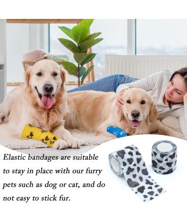 6 Rolls Dog Bandage Dog Bandages for Paws Vet Wrap for Dogs Leg Ear Knee Ankle Paws Wound Tape Self-Cohesive Cover Wraps for Cat Horses Canine Care Wounds Dressings Adhesive Comfy Gauze Bandanas - Buy Online on GoSupps.com