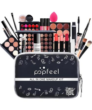 Professional 24-Piece Makeup Set for Teens | Ultimate Beginner's Makeup Gift Kit with Portable Bag & Brushes - Buy Online on GoSupps.com