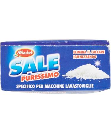 Pacchi Convenienza Pure Salt Granular Salt Eliminates Limescale by Sanitizing Specific for Dishwasher Machines 1 kg Powder Fragrance Free (Pack of 6) - Buy Online on GoSupps.com